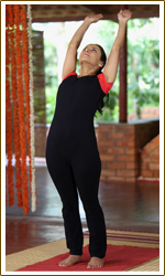 Ardha Chakrasana Yoga Pose - Half Moon Yoga Pose - Standing Backward Bend Yoga Pose