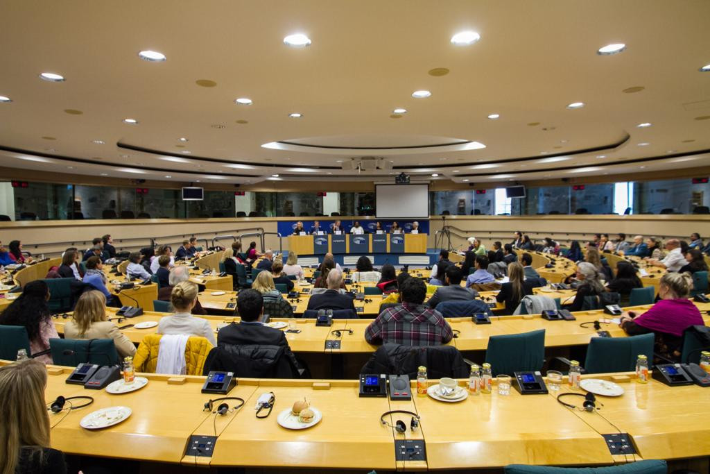 Sri Sri at EU Parliament - audience