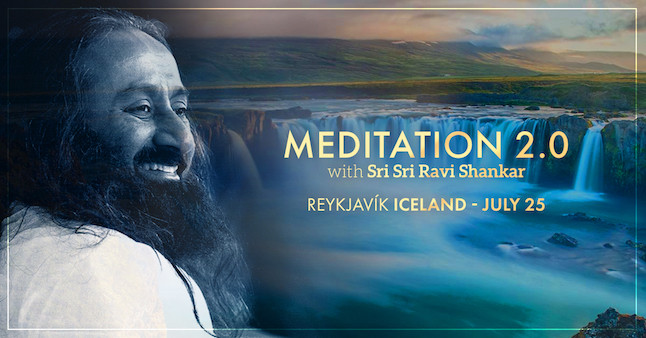 Sri Sri Ravi Shankar in Iceland