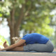 Paschimottanasana (Seated forward bend yoga pose) for beginners