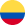 Circular Colombia Flag