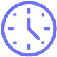 Clock icon representing course duration