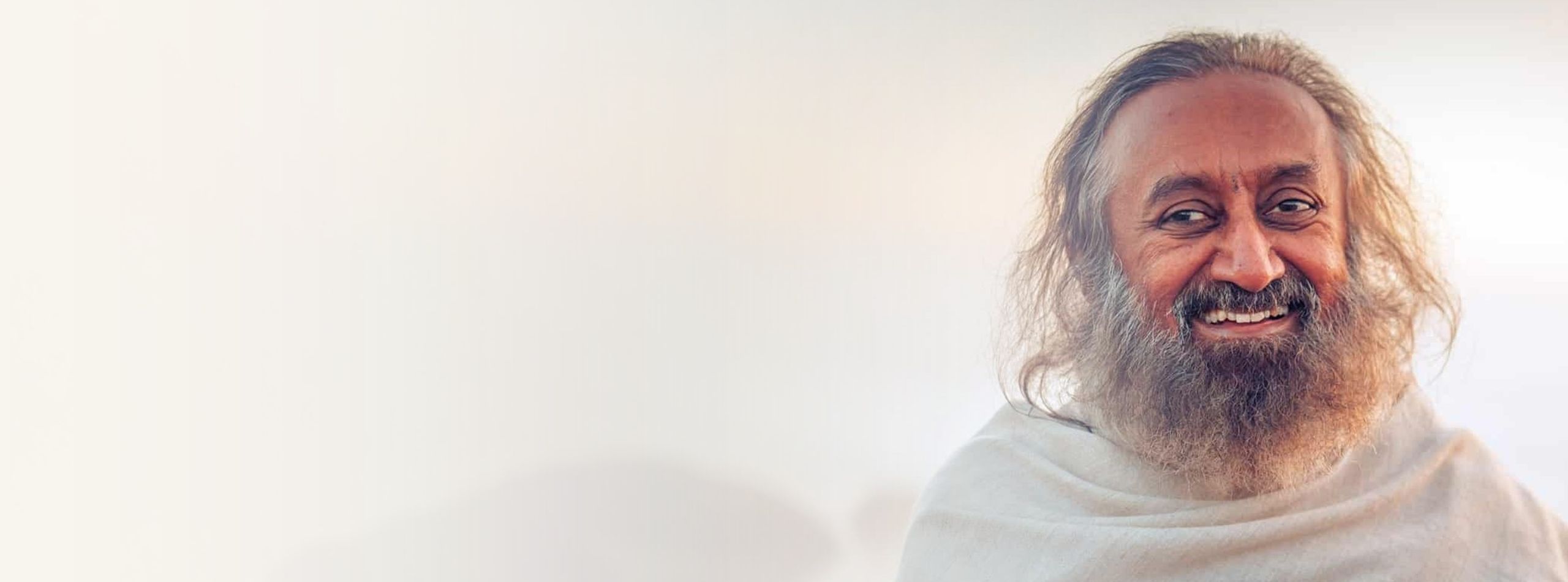 Embaixador da paz e líder humanitário Gurudev Sri Sri Ravi Shankar