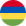 Circular Mauritius Flag