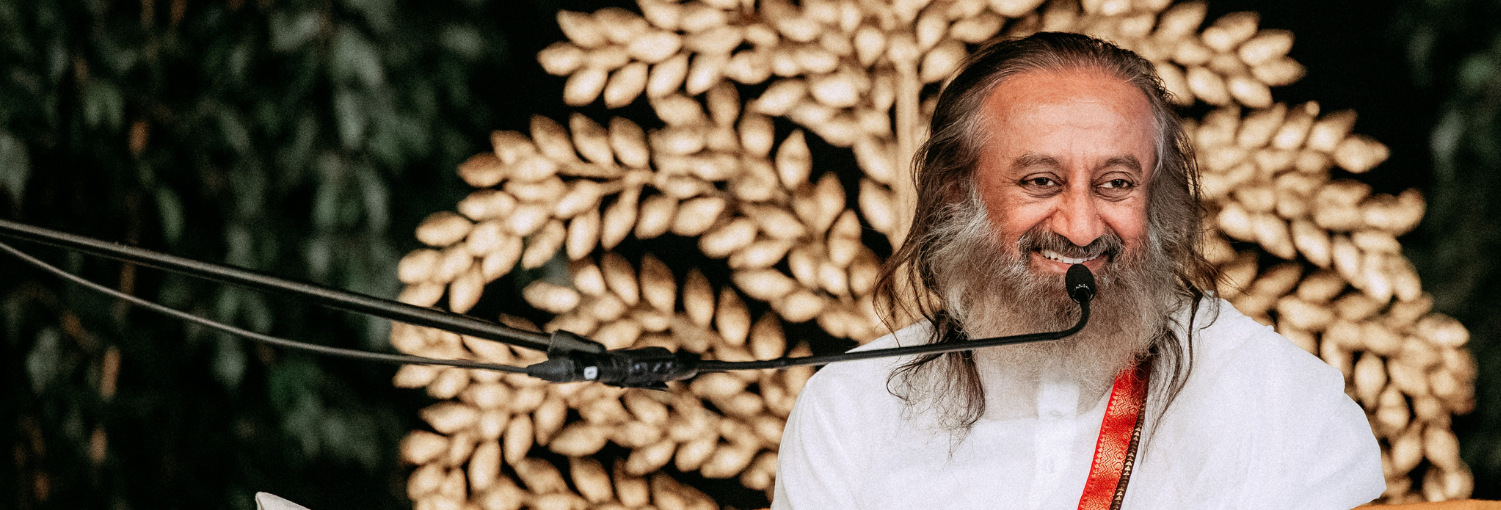 Botschafter des Friedens und humanitärer Leader Gurudev Sri Sri Ravi Shankar