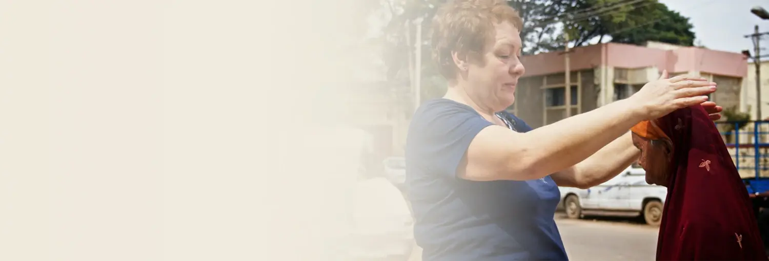 A workshop scene from the Blessings Course, focusing on healing and empowerment