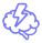 A purple colored arrow pointing upwards