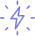 A purple colored arrow pointing upwards