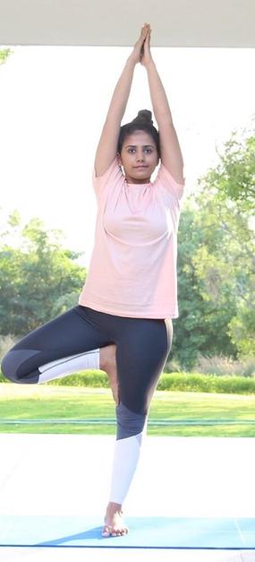 Vrikshasana tree pose