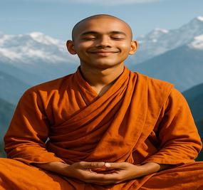 A Bhramachari in a bliss
