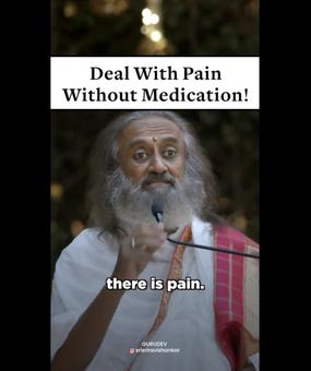 How to deal with pain without medication! Shorts