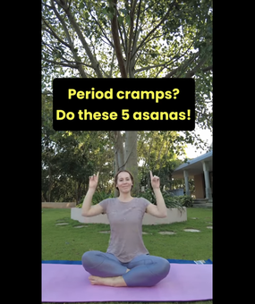 Do these 5 asanas for period cramps! Shorts