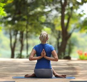 Paschim Namaskarasana Reverse Prayer Pose