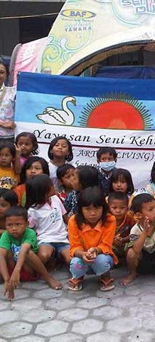 Merapi Volcano Relief Efforts