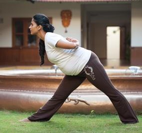 Yoga poses - Parsvottanasana