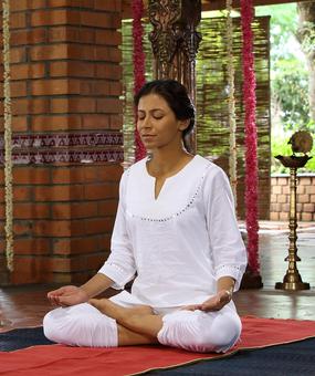 Yoga_Yoga posture for meditation