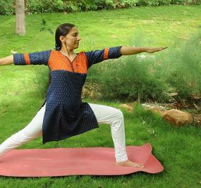 Yoga Veerbhadrasna warrior pose