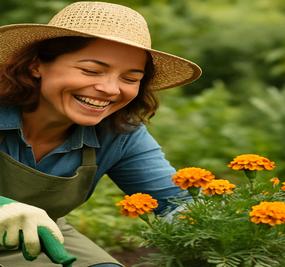 Person doing gardening