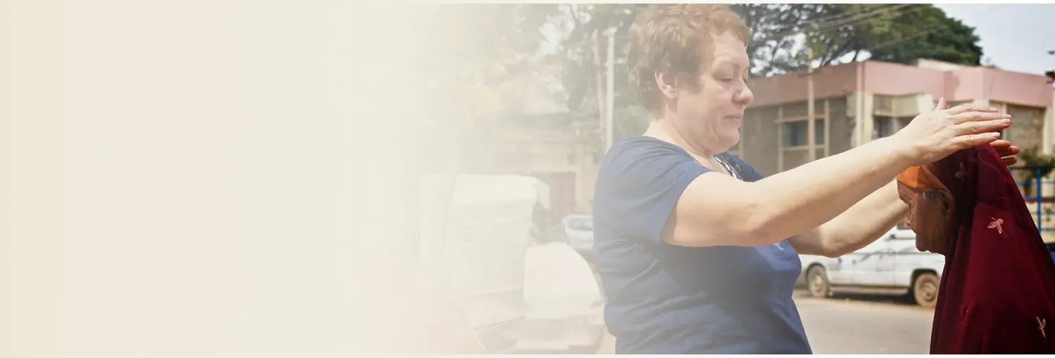 A workshop scene from the Blessings Course, focusing on healing and empowerment