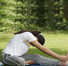 one legged forward bend janushirasasana