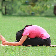 two legged forward bend paschimottanasana