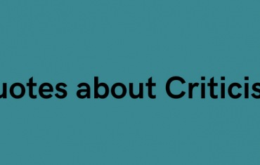 Quotes about Criticism