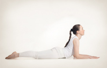 yoga practice: cobra pose