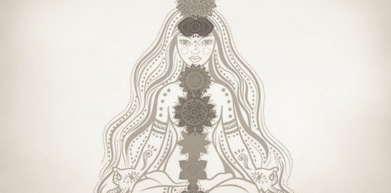 Chakra system illustration