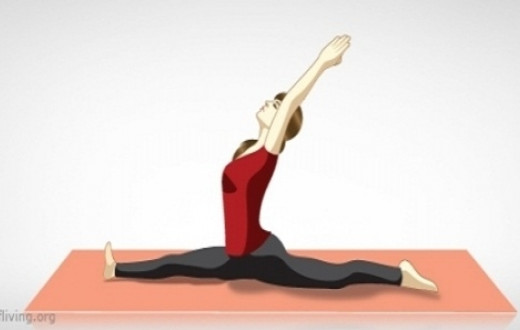 Hanumanasana Yoga Pose - Monkey Yoga pose