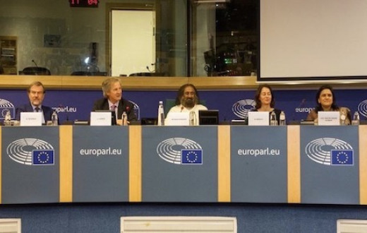 Sri Sri at EU Parliament