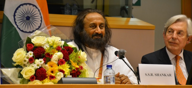 Sri Sri Ravi Shankar at the european parliament