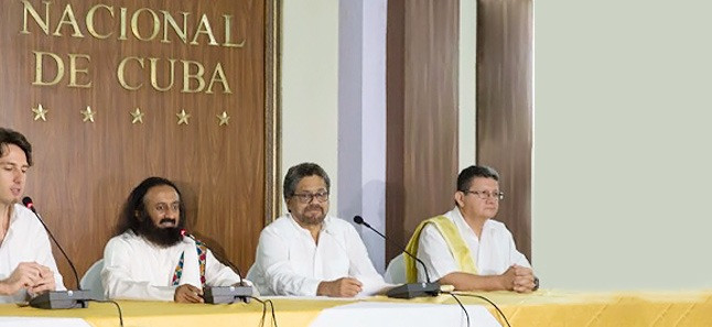 Sri Sri Ravi Shankar bringt Frieden nach Kolumbien