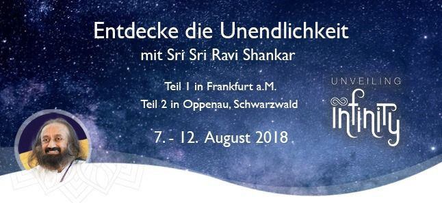 Meditations Masterclass mit Sri Sri Ravi Shankar in Frankfurt