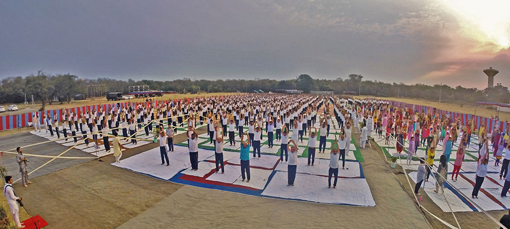 International Yoga Day celebration in India