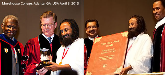 Sri Sri Ravi Shankar - Awards and Honors