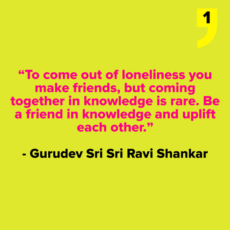 6 Best Quotes on Friendship by Gurudev Sri Sri Ravi Shankar