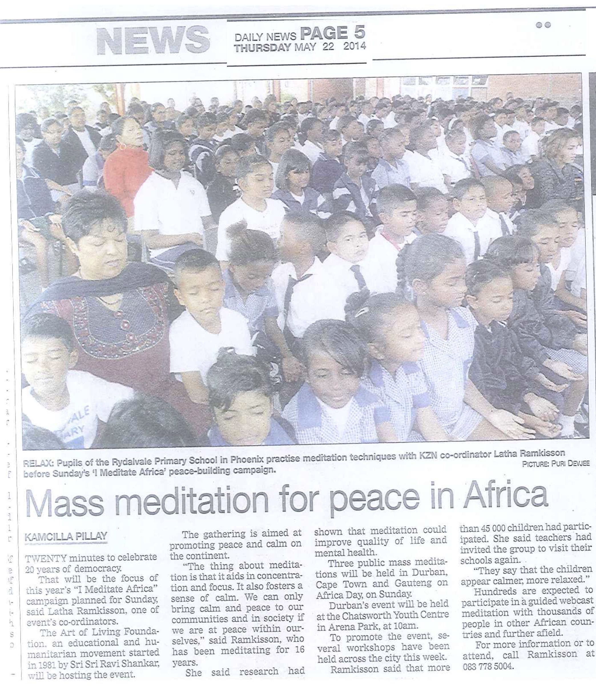 I Meditate Africa