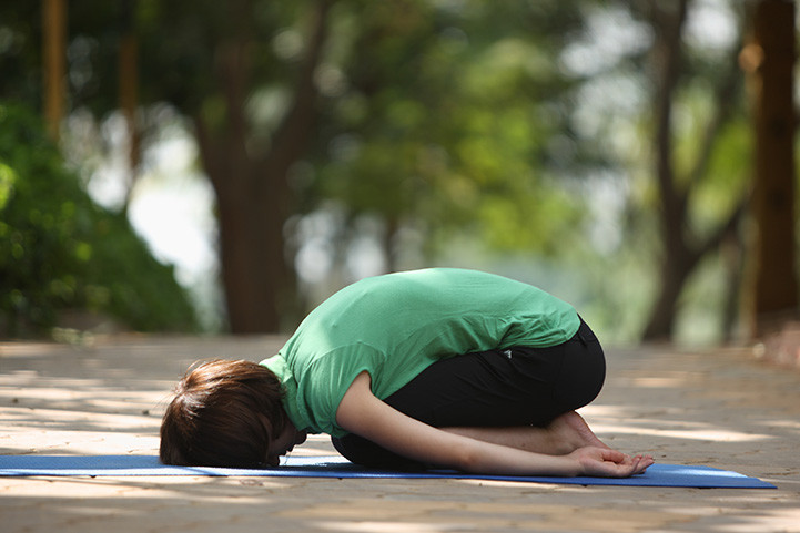 Image result for child pose yoga