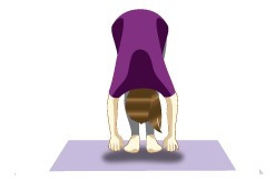 Hastapadasana - fertility yoga poses