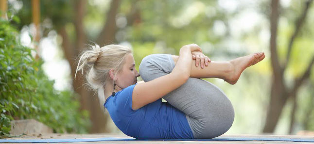 Pawanmuktasana (Wind relieving) Yoga pose for good digestion