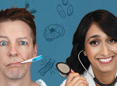 Sean Hayes & comedian & doctor Priyanka Wali