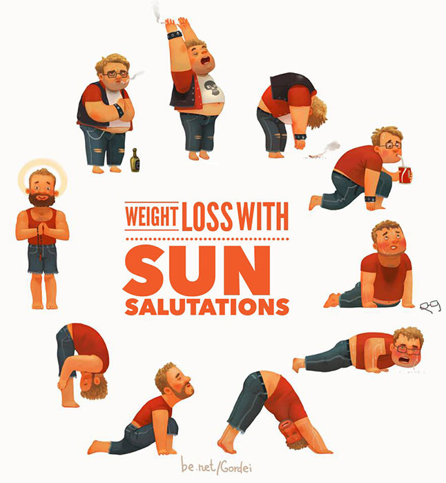 Surya Namaskar Yoga to Lose Weight