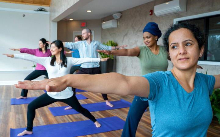 yoga class