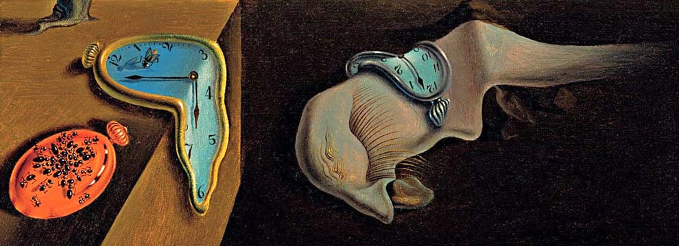 detalhe da obra A Persistência da Memória - Salvador Dali - 1931