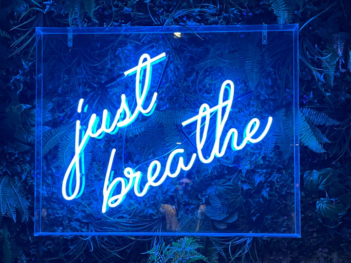 stay calm and breathe