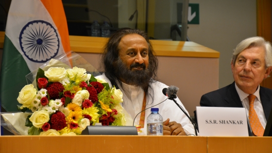 Sri Sri Ravi Shankar im europäischen Parlament