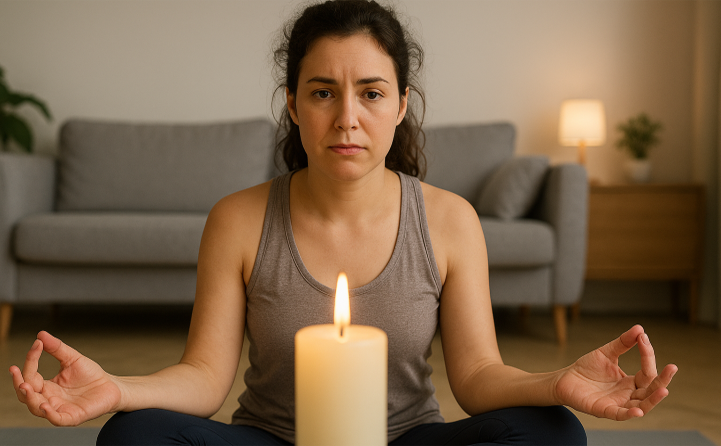 woman-trying-to-stay-focused-during-a-candle-meditation