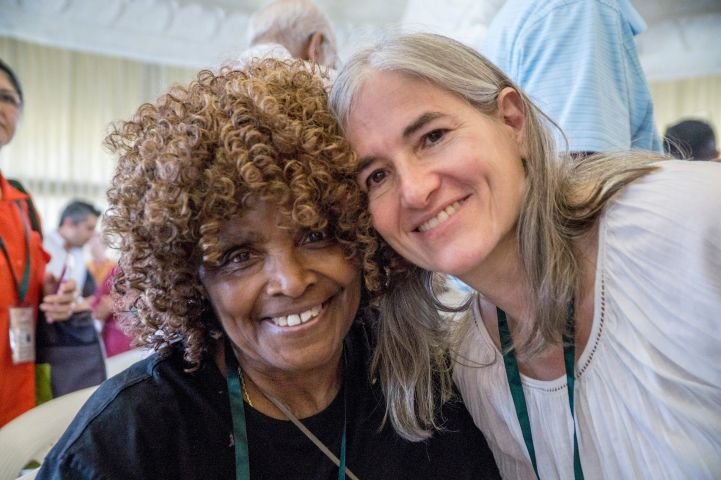 Two experienced meditators with emotional balance and higher cognitive performance.