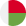 Circular Madagascar Flag