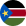 Circular South Sudan Flag